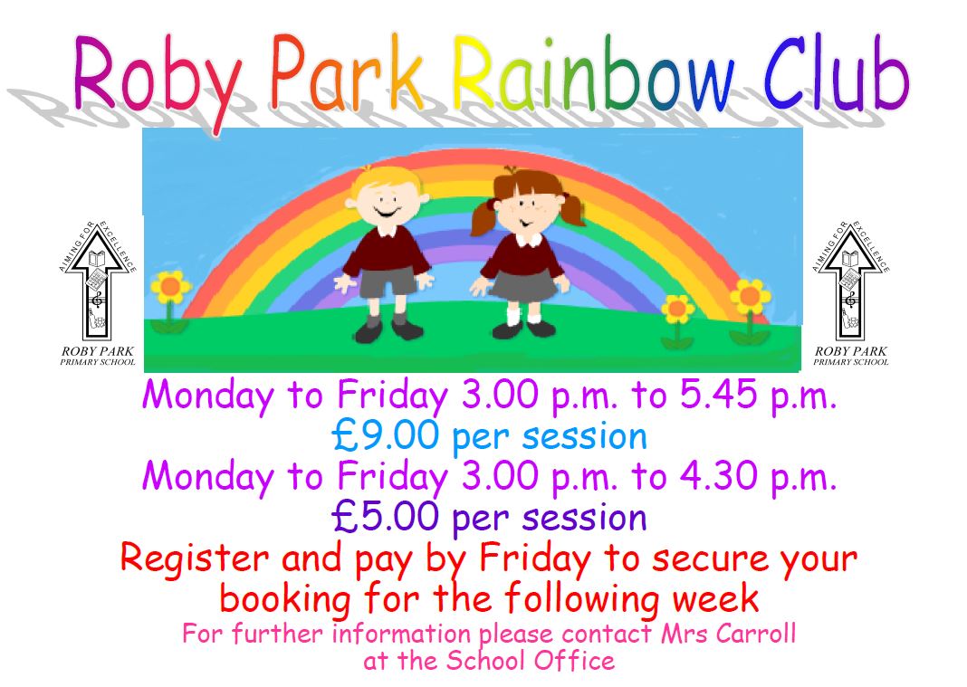 Rainbows After School Club Roby Park Primary